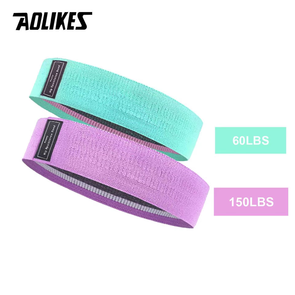 Fitness Rubber Band Elastic Yoga Resistance Bands Set Hip Circle Expander Bands Gym Fitness Booty Band Home Workout