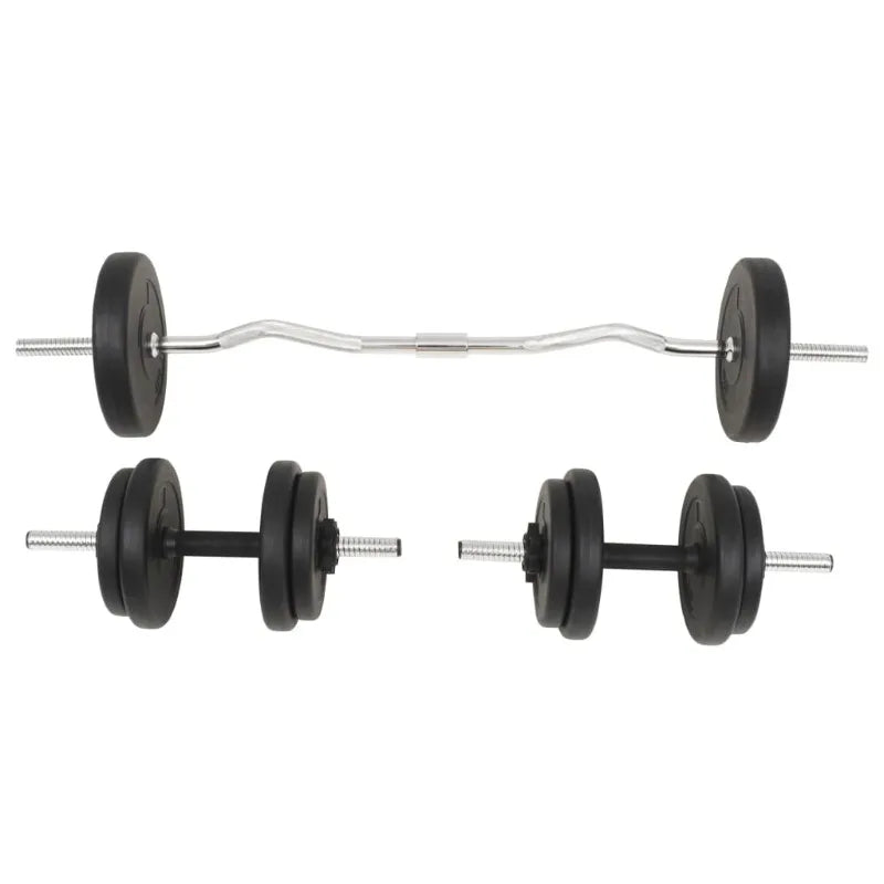 30KG Adjustable Dumbbell & Barbell Set