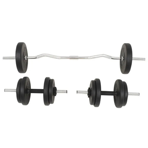 30KG Adjustable Dumbbell & Barbell Set