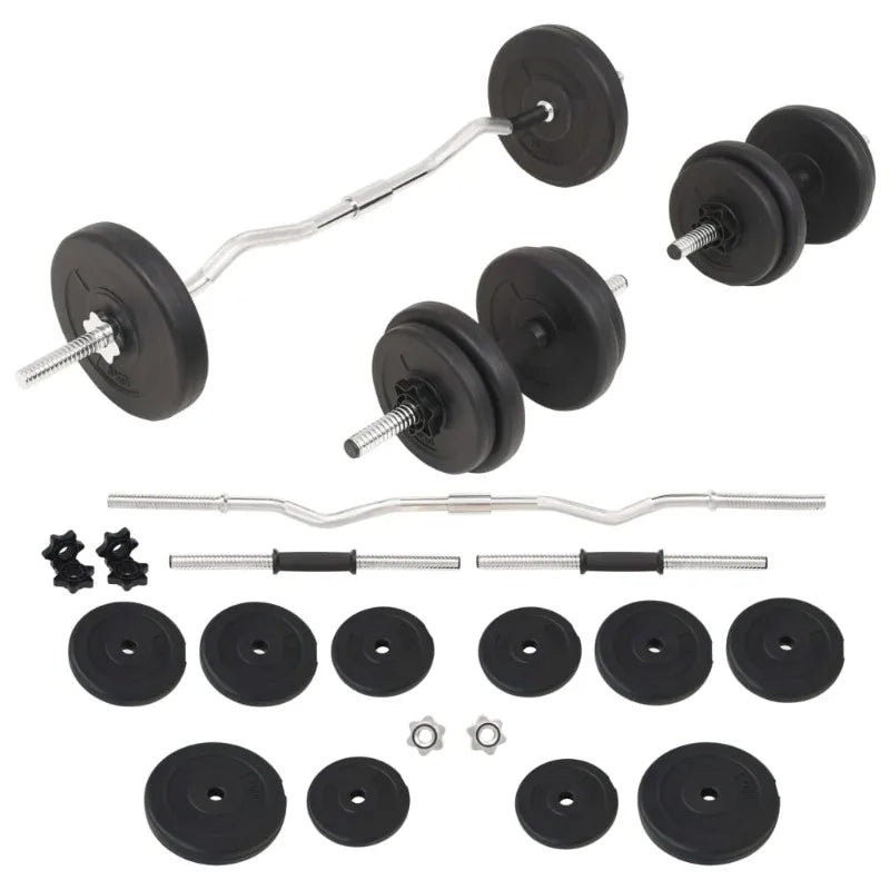 30KG Adjustable Dumbbell & Barbell Set