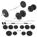 30KG Adjustable Dumbbell & Barbell Set
