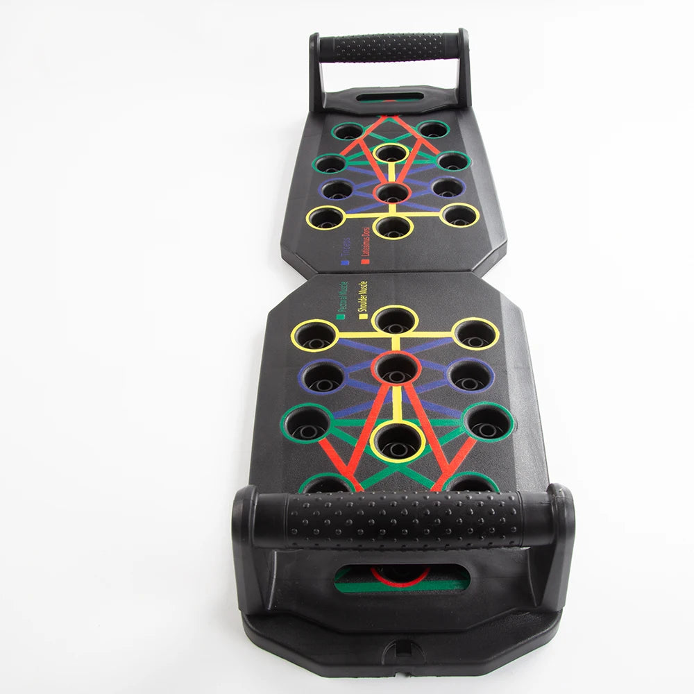 Portable Push-Up Board Set- Multifunctional Home Gym Training System